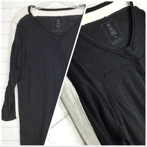 Free People Long sleeve varsity style shirt